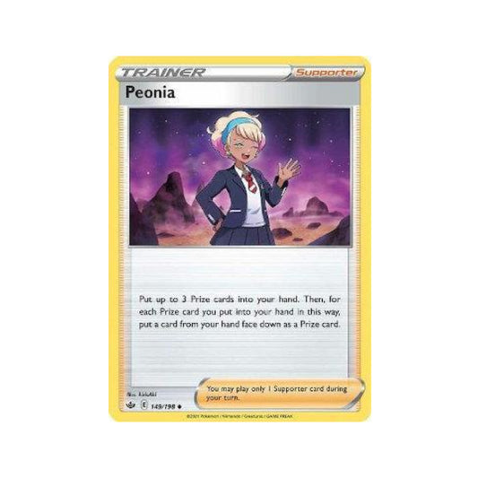 Peonia 149/198 in Portuguese Chilling Reign Pokémon TCG