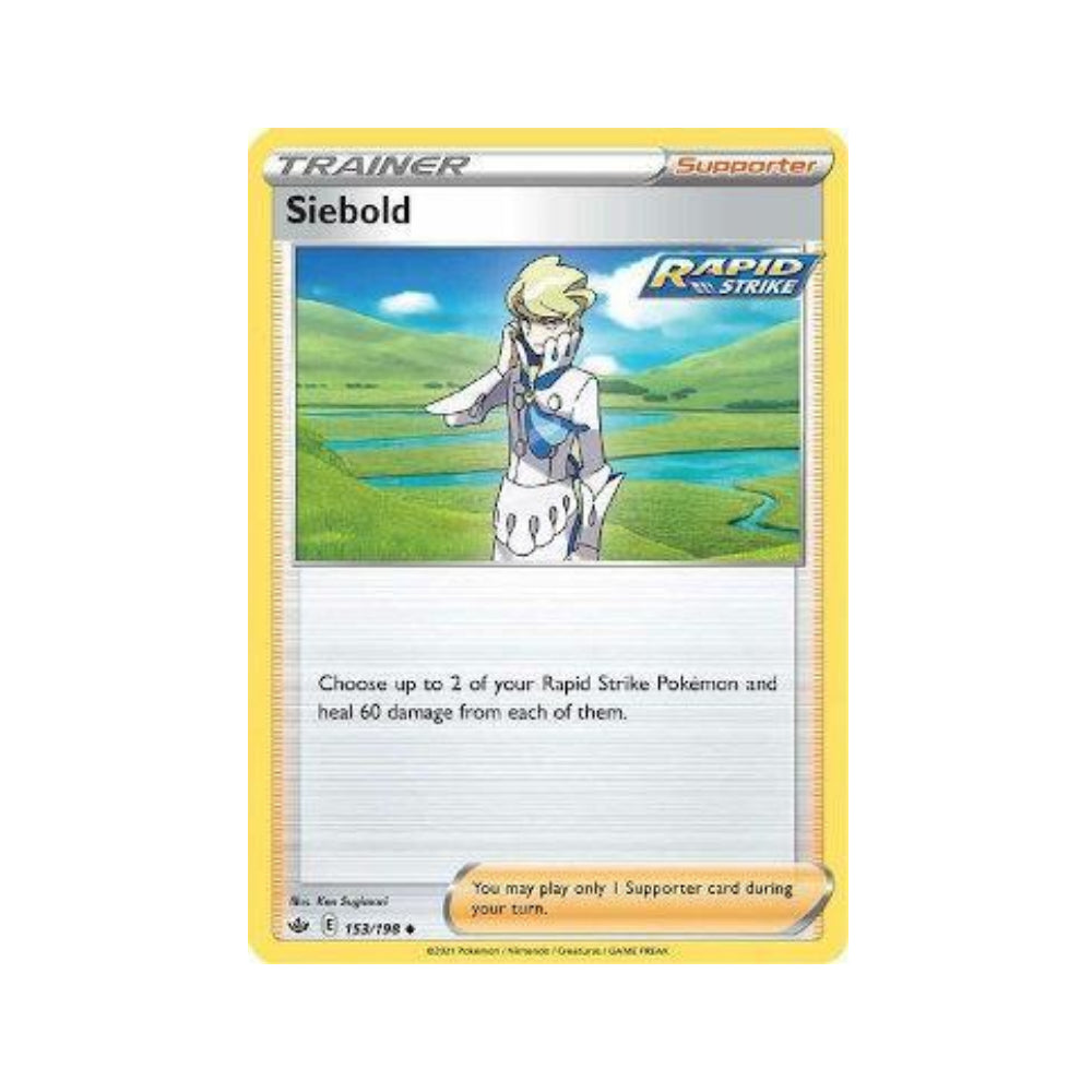 Siebold 153/198 in Portuguese Chilling Reign Pokémon TCG