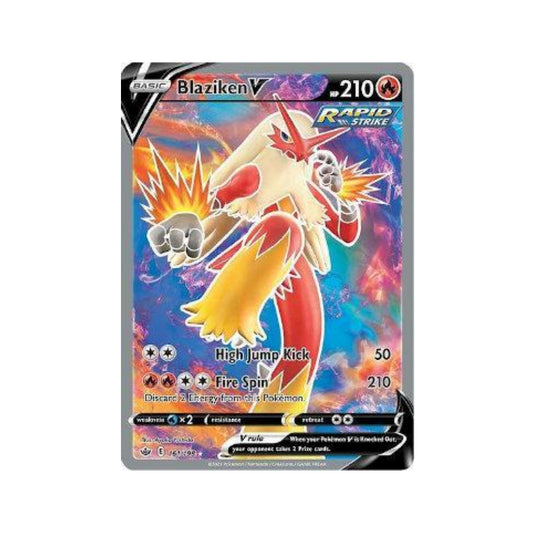 Blaziken-V 161/198 in Portuguese Chilling Reign Pokémon TCG