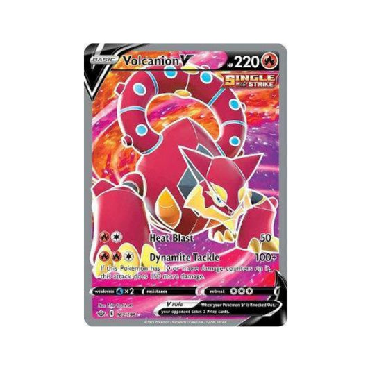 Volcanion-V 162/198 in Portuguese Chilling Reign Pokémon TCG