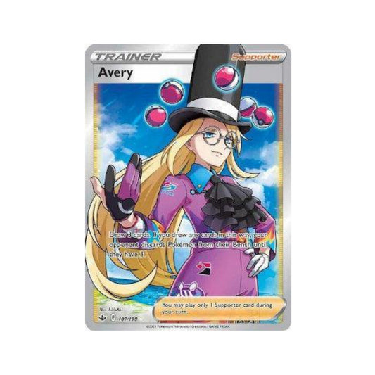 Avery 187/198 in Portuguese Chilling Reign Pokémon TCG