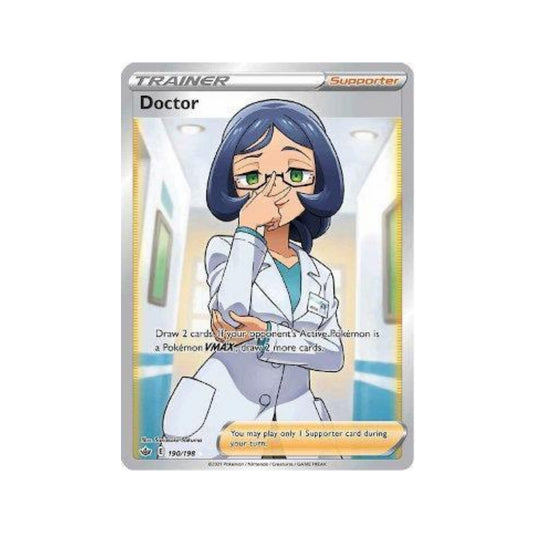 Doctor 190/198 in Portuguese Chilling Reign Pokémon TCG