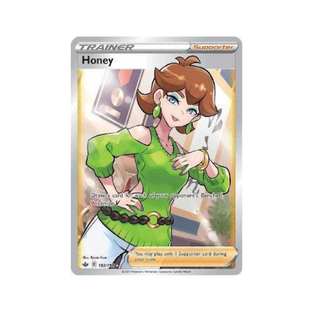 Honey 192/198 in Portuguese Chilling Reign Pokémon TCG