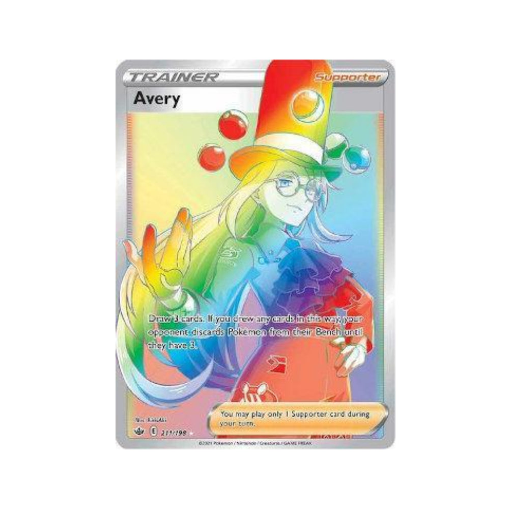 Avery 211/198 in Portuguese Chilling Reign Pokémon TCG