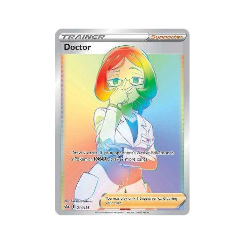 Doctor 214/198 in Portuguese Chilling Reign Pokémon TCG