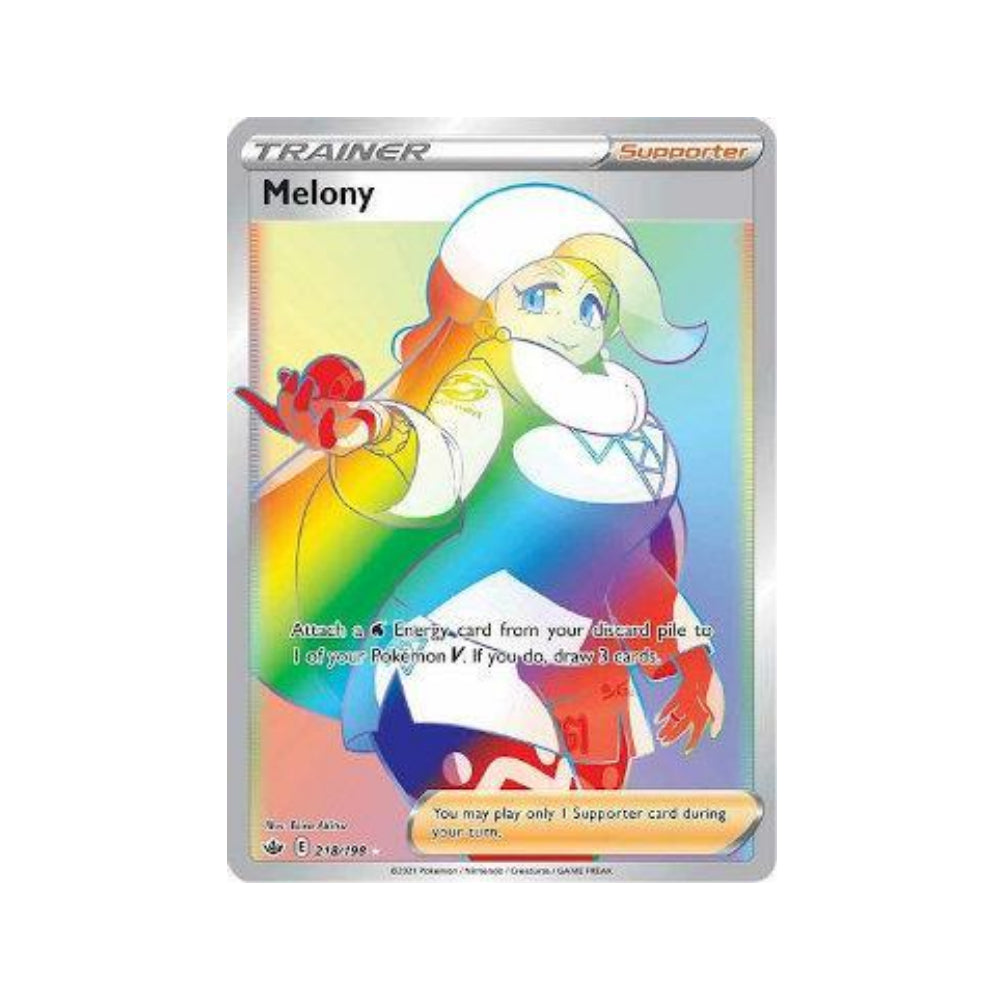 Melony 218/198 in Portuguese Chilling Reign Pokémon TCG