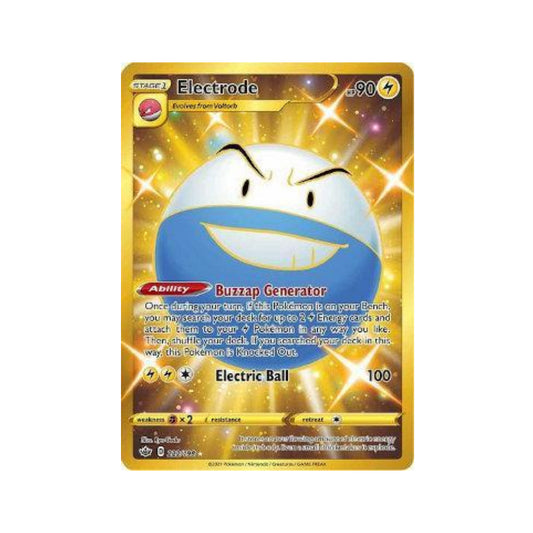 Electrode 222/198 in Portuguese Chilling Reign Pokémon TCG