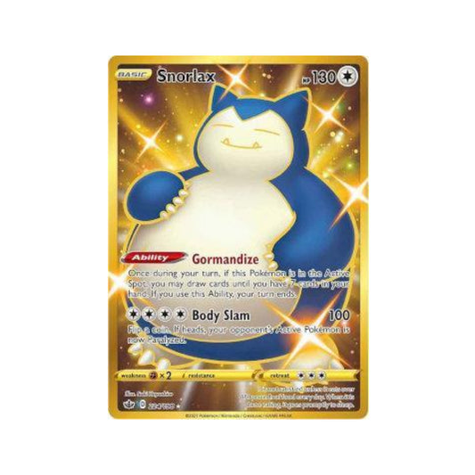 Snorlax 224/198 in Portuguese Chilling Reign Pokémon TCG