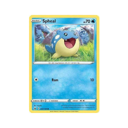 Spheal 37/198 in Portuguese Chilling Reign Pokémon TCG