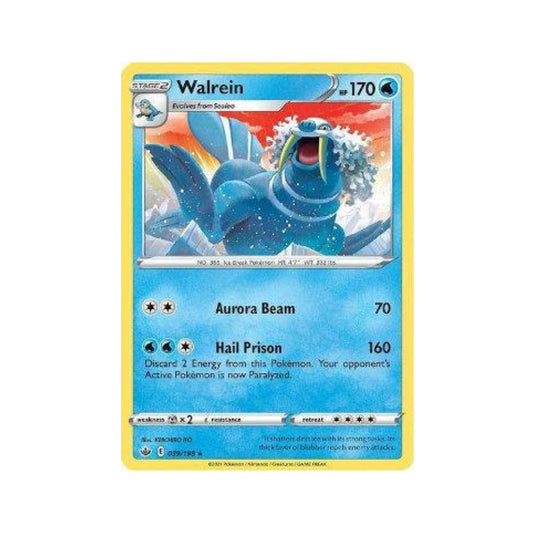 Walrein 39/198 in Portuguese Chilling Reign Pokémon TCG