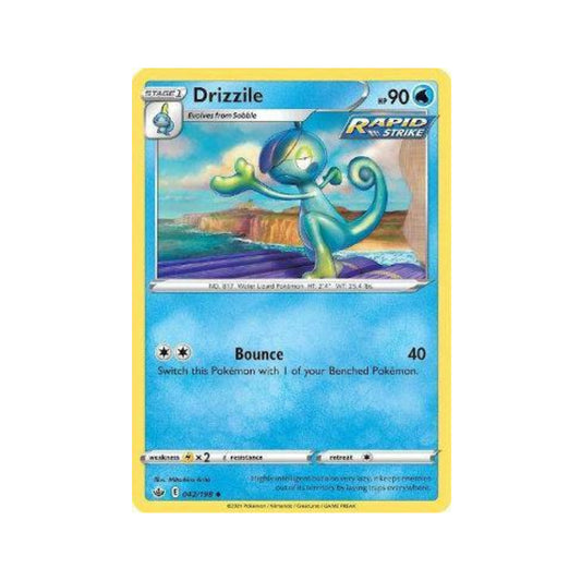 Drizzile 42/198 in Portuguese Chilling Reign Pokémon TCG