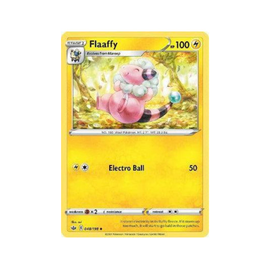 Flaaffy 48/198 in Portuguese Chilling Reign Pokémon TCG