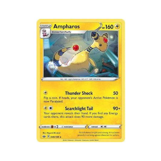 Ampharos 49/198 in Portuguese Chilling Reign Pokémon TCG