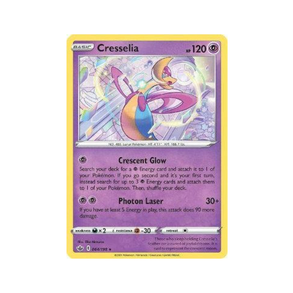 Cresselia 64/198 in Portuguese Chilling Reign Pokémon TCG