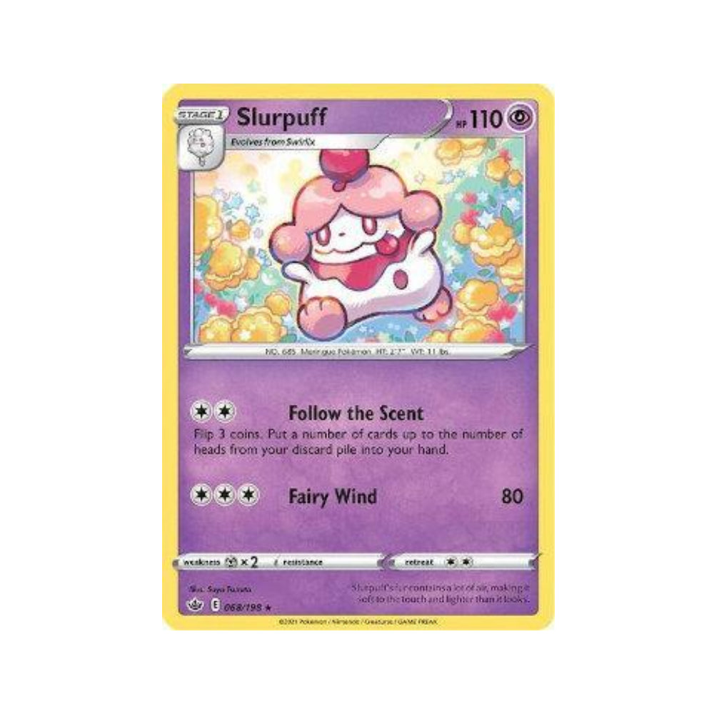 Slurpuff 68/198 in Portuguese Chilling Reign Pokémon TCG