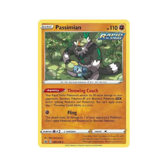 Passimian 88/198 in Portuguese Chilling Reign Pokémon TCG