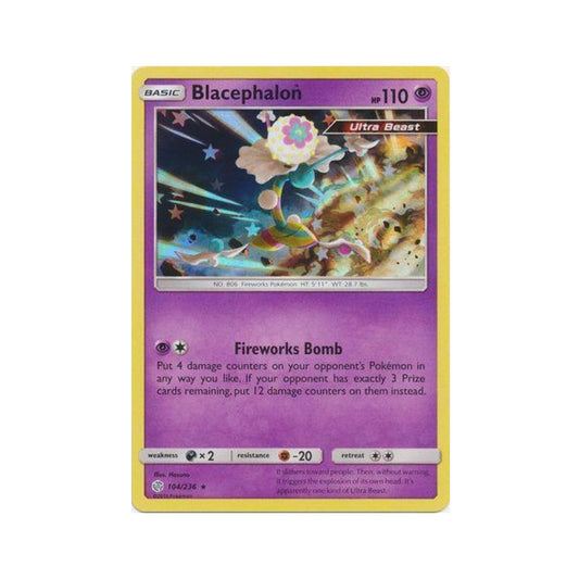 Blacephalon 104/236 in Portuguese Cosmic Eclipse Pokémon TCG