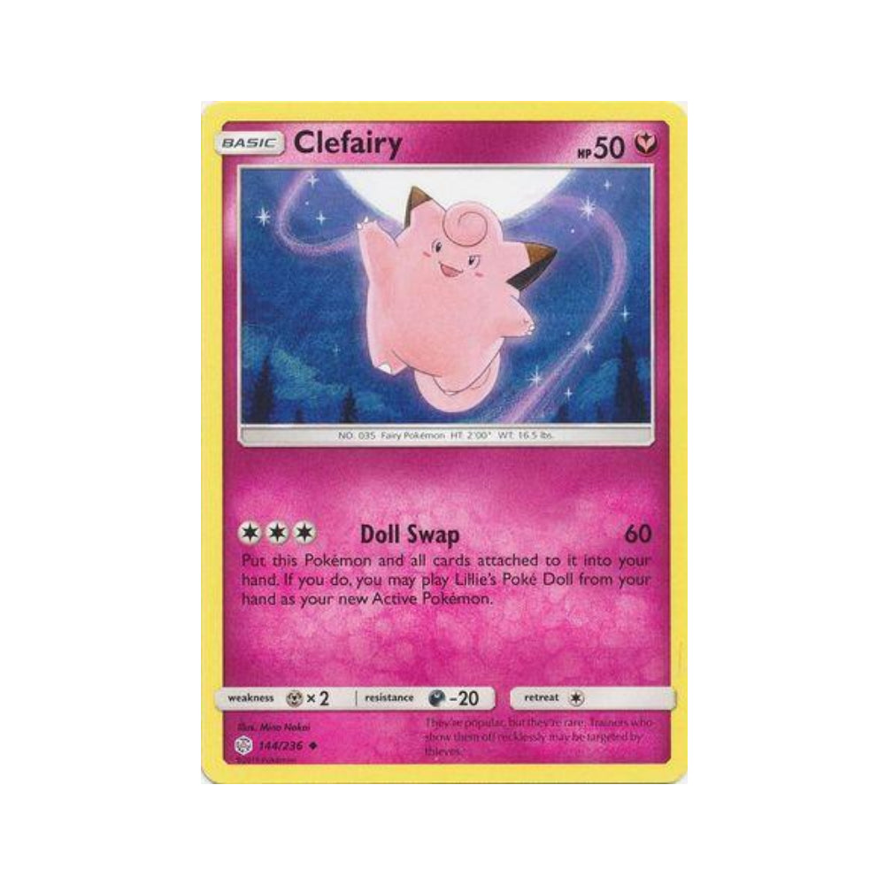 Clefairy 144/236 in Portuguese Cosmic Eclipse Pokémon TCG