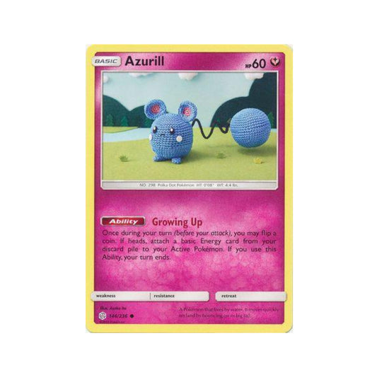 Azurill 146/236 in Portuguese Cosmic Eclipse Pokémon TCG