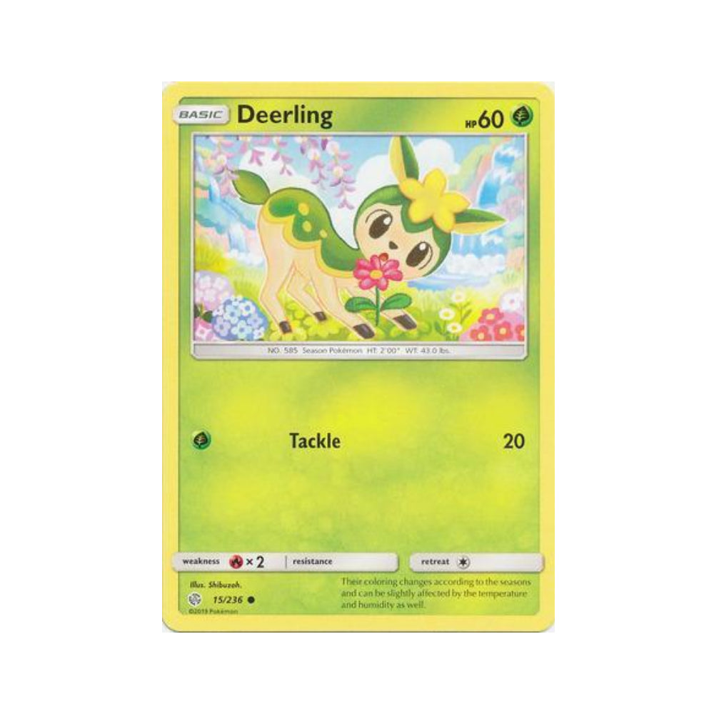 Deerling 15/236 in Portuguese Cosmic Eclipse Pokémon TCG