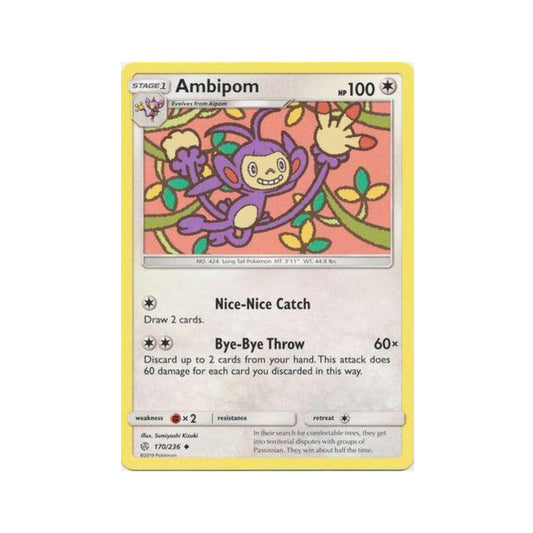 Ambipom 170/236 in Portuguese Cosmic Eclipse Pokémon TCG