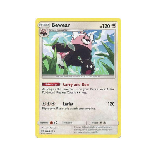 Bewear 182/236 in Portuguese Cosmic Eclipse Pokémon TCG