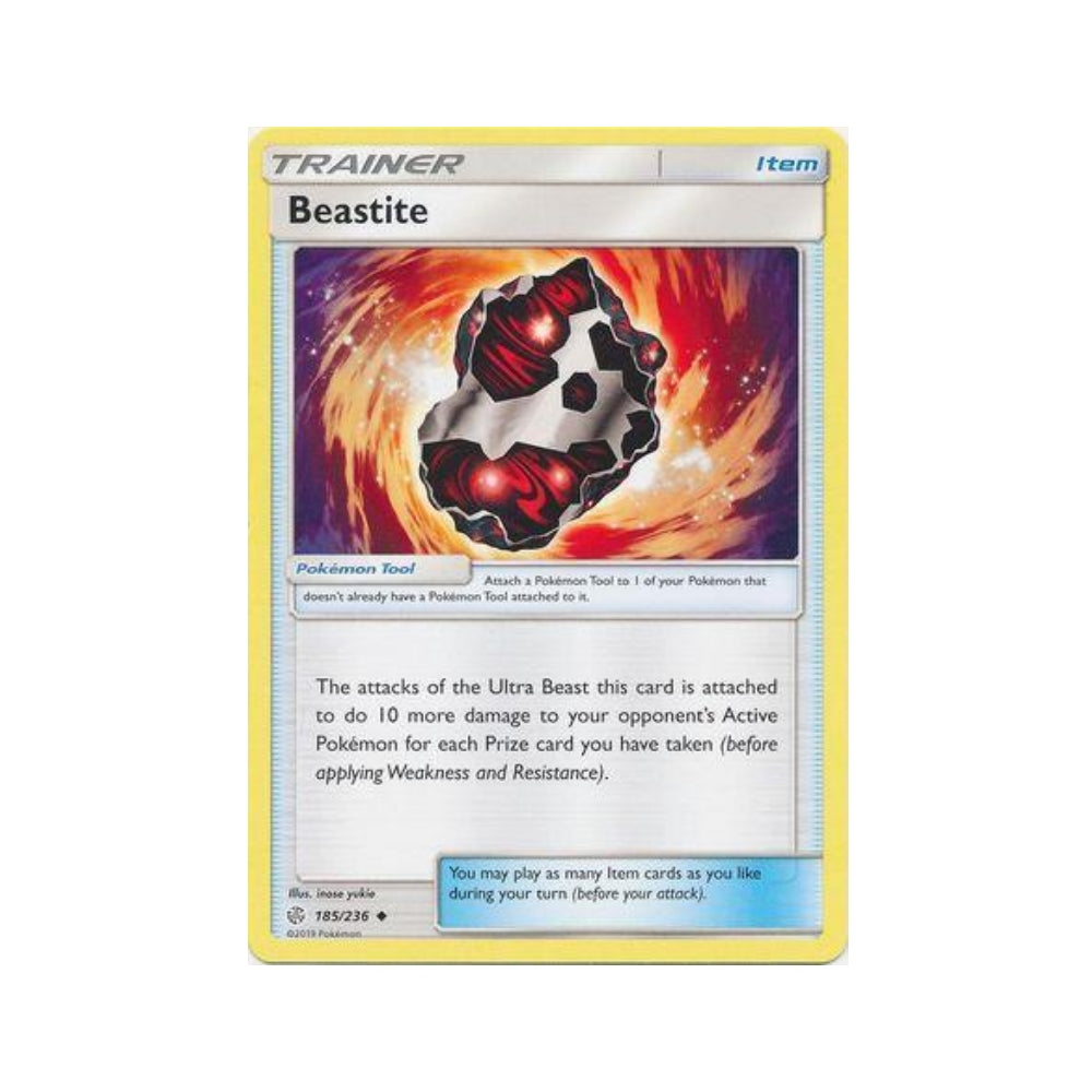 Beastite 185/236 in Portuguese Cosmic Eclipse Pokémon TCG