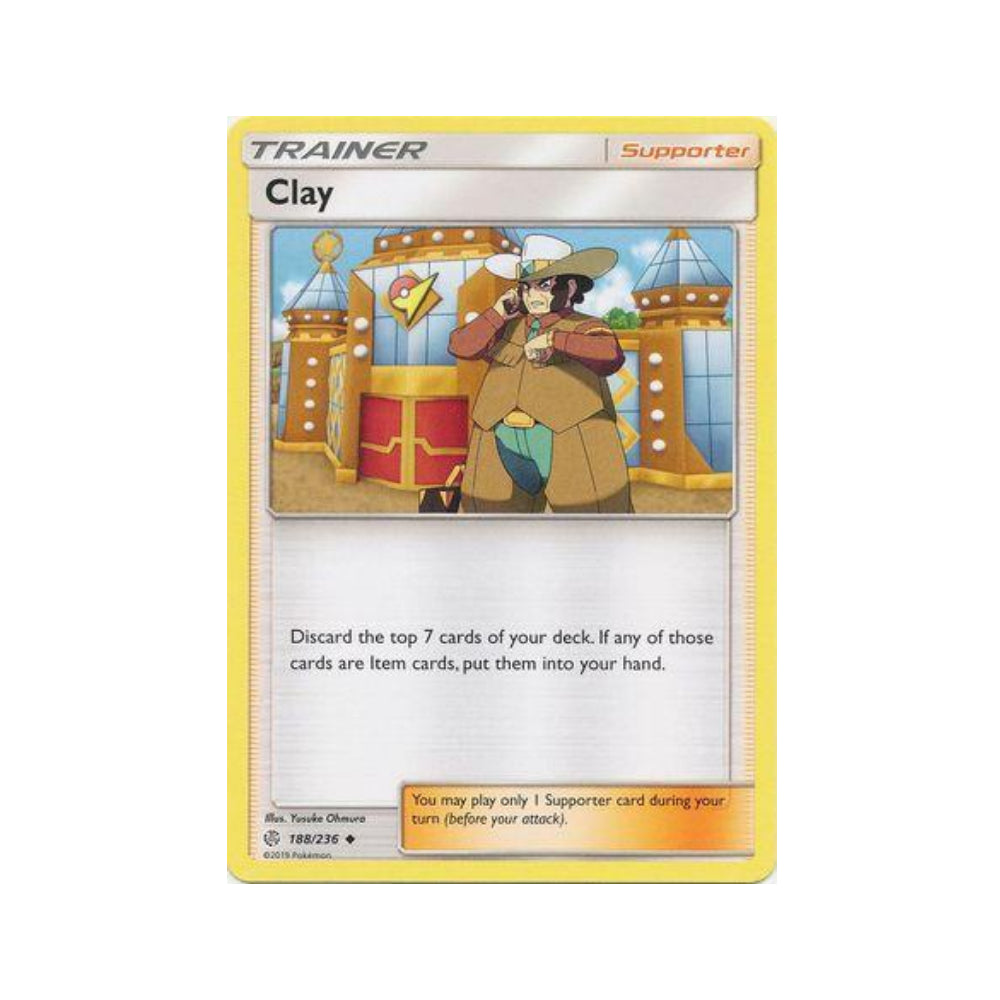 Clay 188/236 in Portuguese Cosmic Eclipse Pokémon TCG