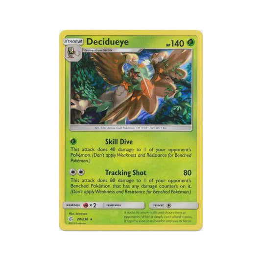 Decidueye 20/236 in Portuguese Cosmic Eclipse Pokémon TCG