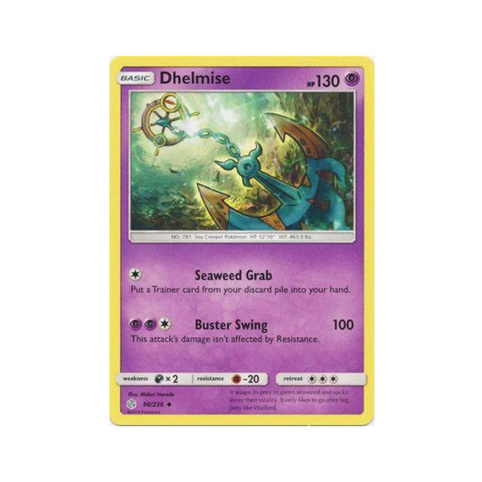 Dhelmise 98/236 in Portuguese Cosmic Eclipse Pokémon TCG