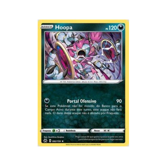 Hoopa 083/159 in Portuguese Crown Zenith Pokémon TCG