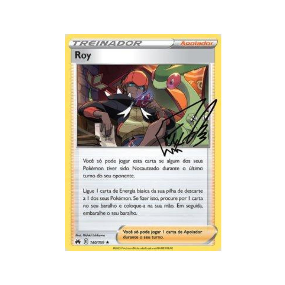 Raihan 140/159 in Portuguese Crown Zenith Pokémon TCG