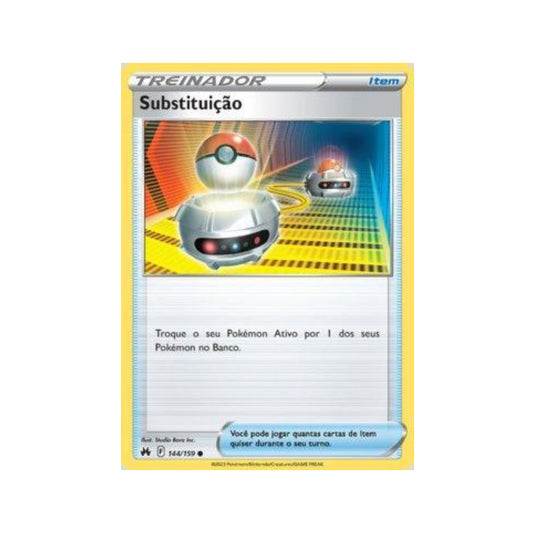 Switch 144/159 in Portuguese Crown Zenith Pokémon TCG