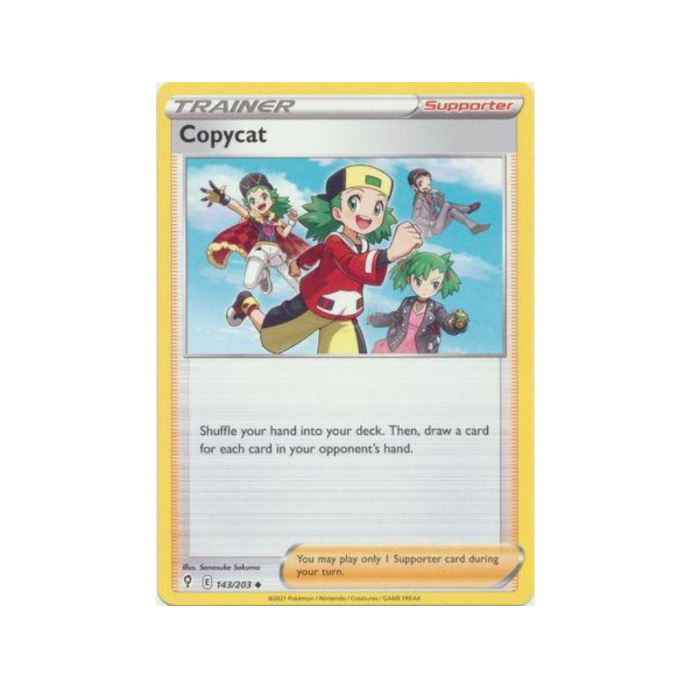 Copycat 143/203 in Portuguese Evolving Skies Pokémon TCG