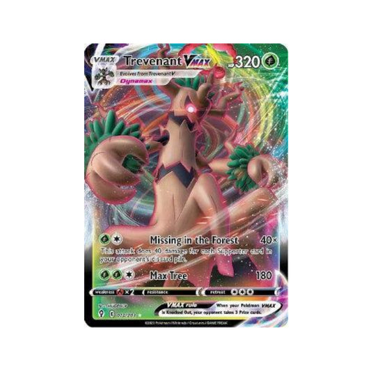 Trevenant-VMAX 14/203 in Portuguese Evolving Skies Pokémon TCG