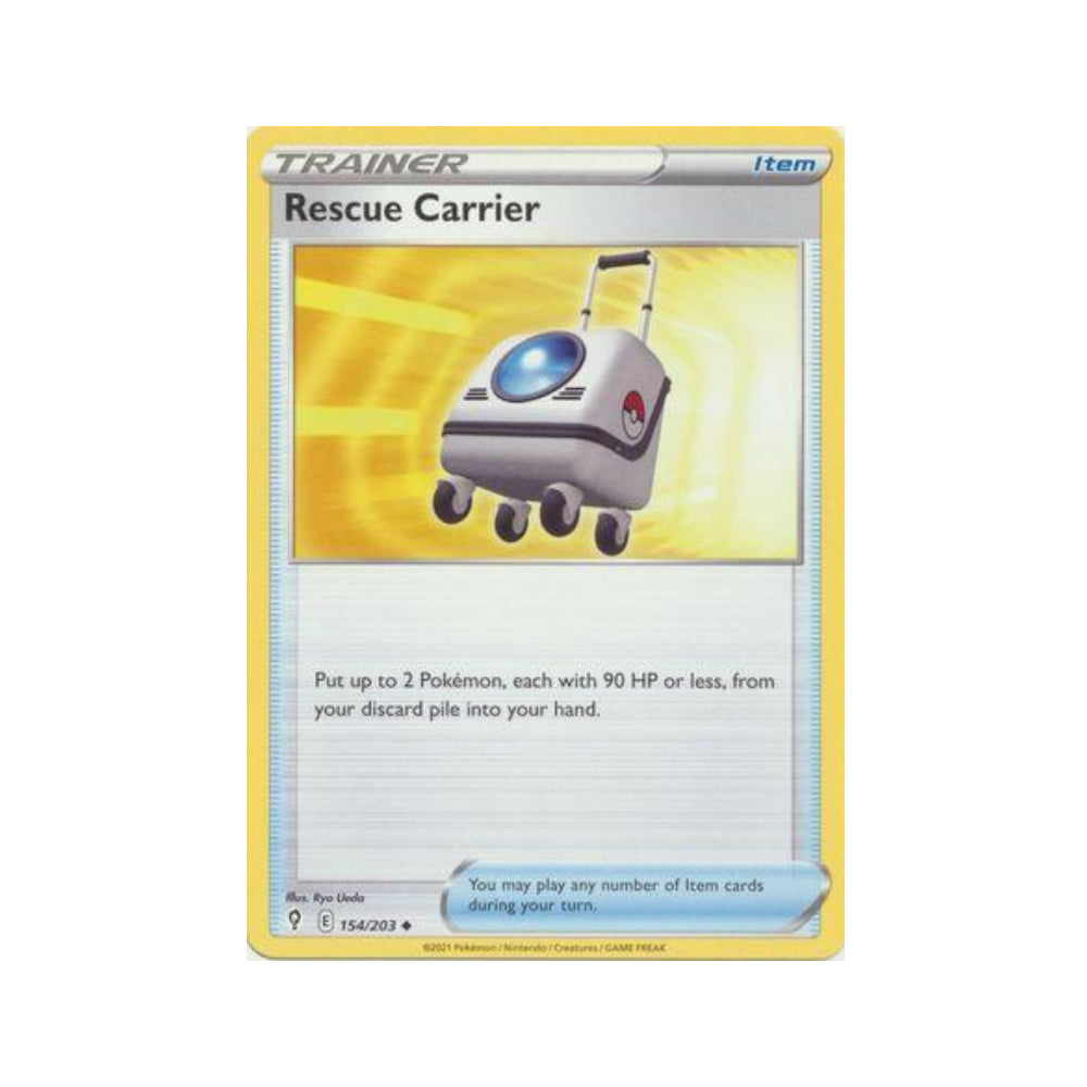 Rescue Carrier 154/203 in Portuguese Evolving Skies Pokémon TCG