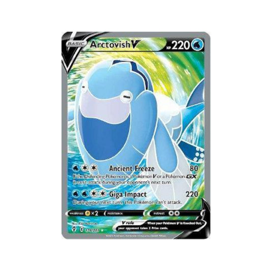 Arctovish-V 176/203 in Portuguese Evolving Skies Pokémon TCG