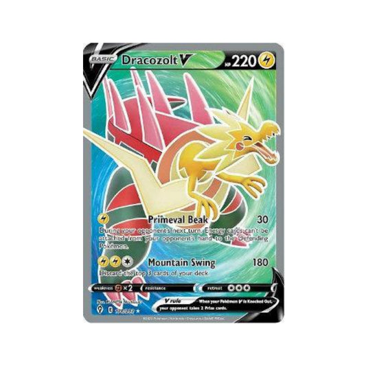 Dracozolt-V 178/203 in Portuguese Evolving Skies Pokémon TCG