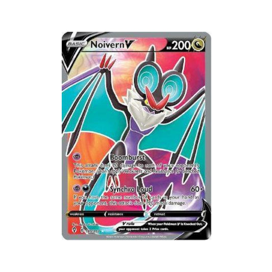 Noivern-V 195/203 in Portuguese Evolving Skies Pokémon TCG