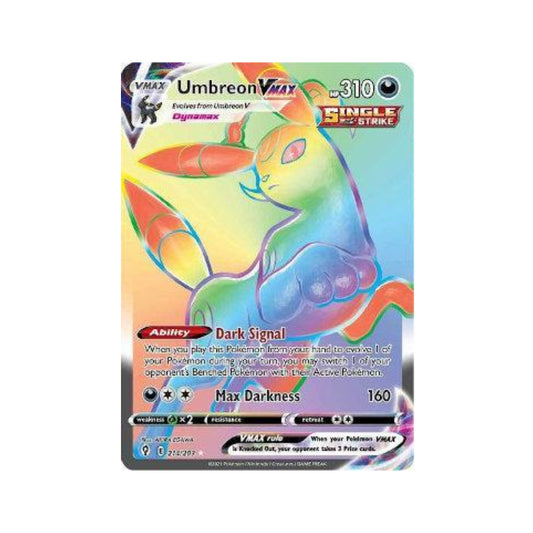 Umbreon-VMAX 214/203 in Portuguese Evolving Skies Pokémon TCG