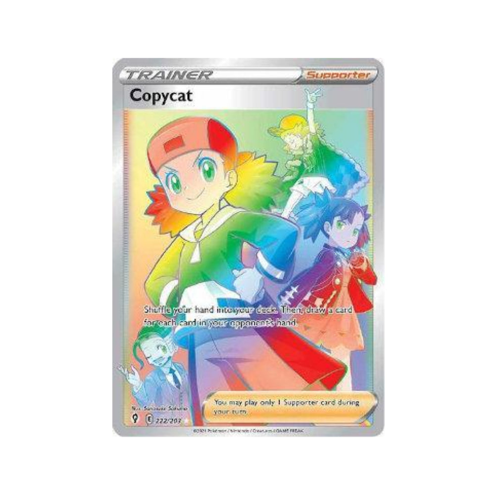 Copycat 222/203 in Portuguese Evolving Skies Pokémon TCG