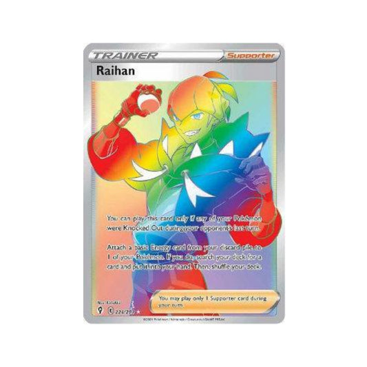 Raihan 224/203 in Portuguese Evolving Skies Pokémon TCG