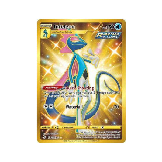 Inteleon 227/203 in Portuguese Evolving Skies Pokémon TCG