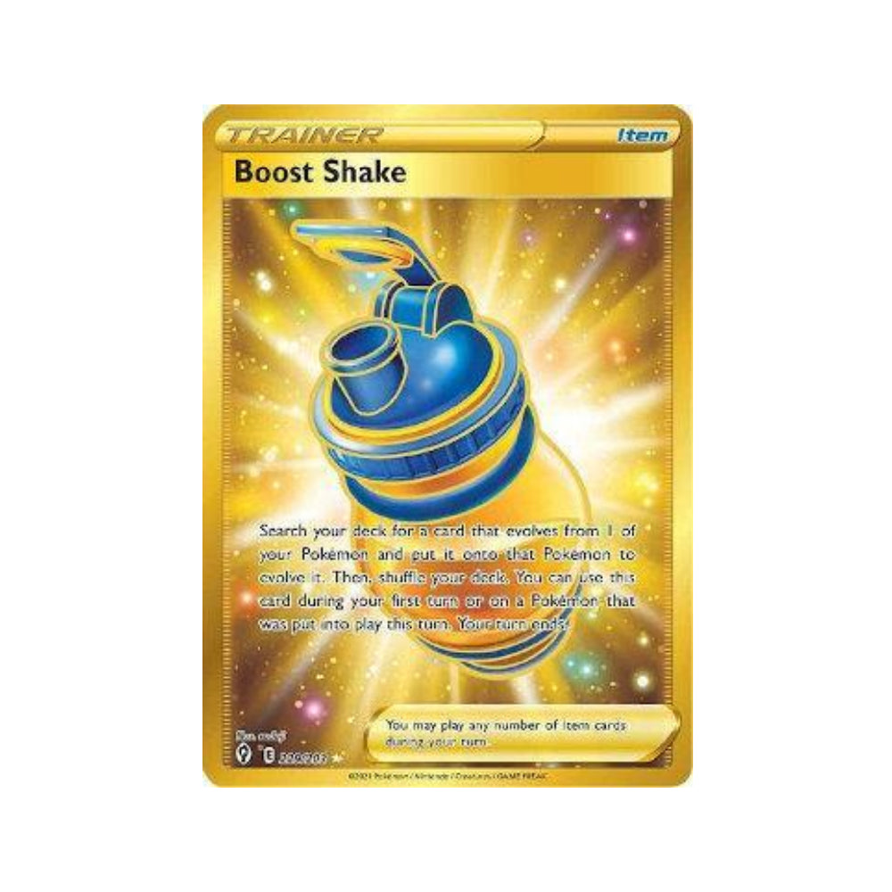 Boost Shake 229/203 in Portuguese Evolving Skies Pokémon TCG