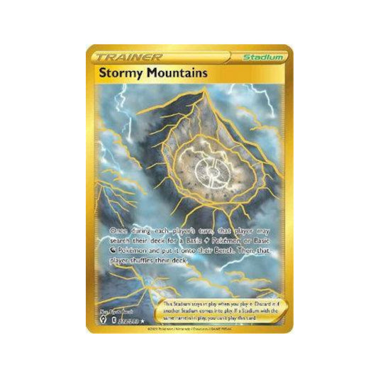 Stormy Mountains 232/203 in Portuguese Evolving Skies Pokémon TCG