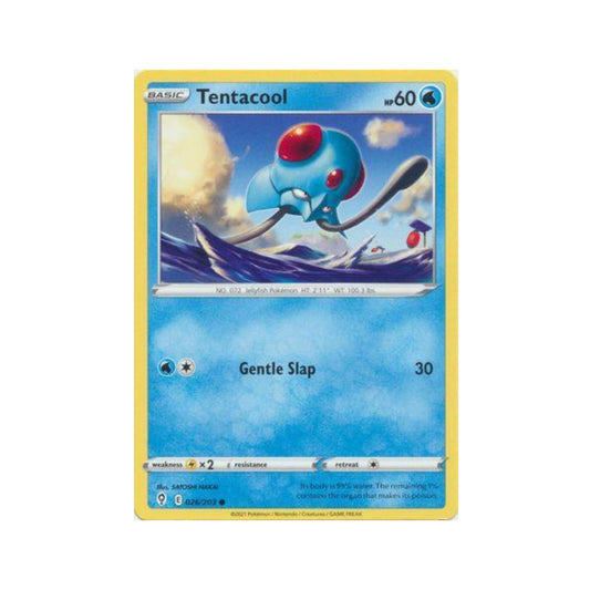 Tentacool 26/203 in Portuguese Evolving Skies Pokémon TCG