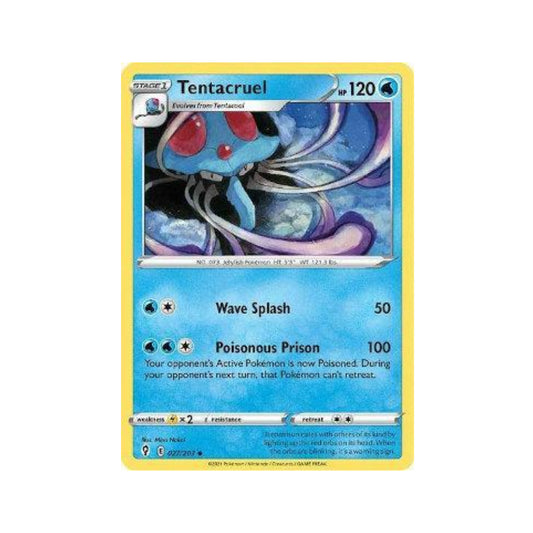 Tentacruel 27/203 in Portuguese Evolving Skies Pokémon TCG