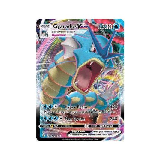 Gyarados-VMAX 29/203 in Portuguese Evolving Skies Pokémon TCG