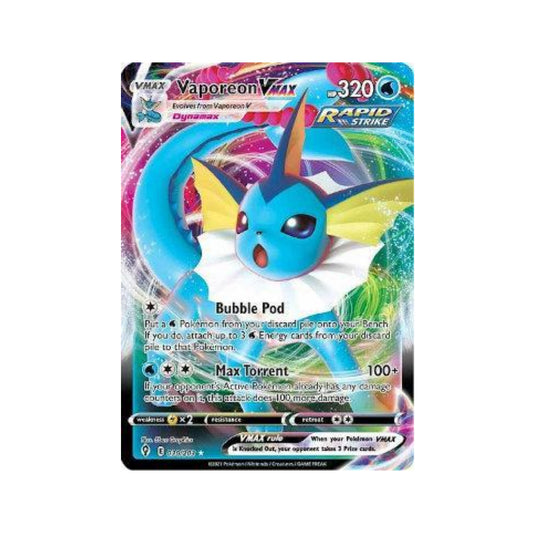 Vaporeon-VMAX 30/203 in Portuguese Evolving Skies Pokémon TCG