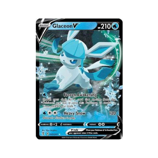 Glaceon-V 40/203 in Portuguese Evolving Skies Pokémon TCG